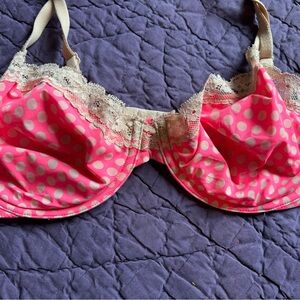 Victoria's Secret Pink Polka Dot Lace Bra